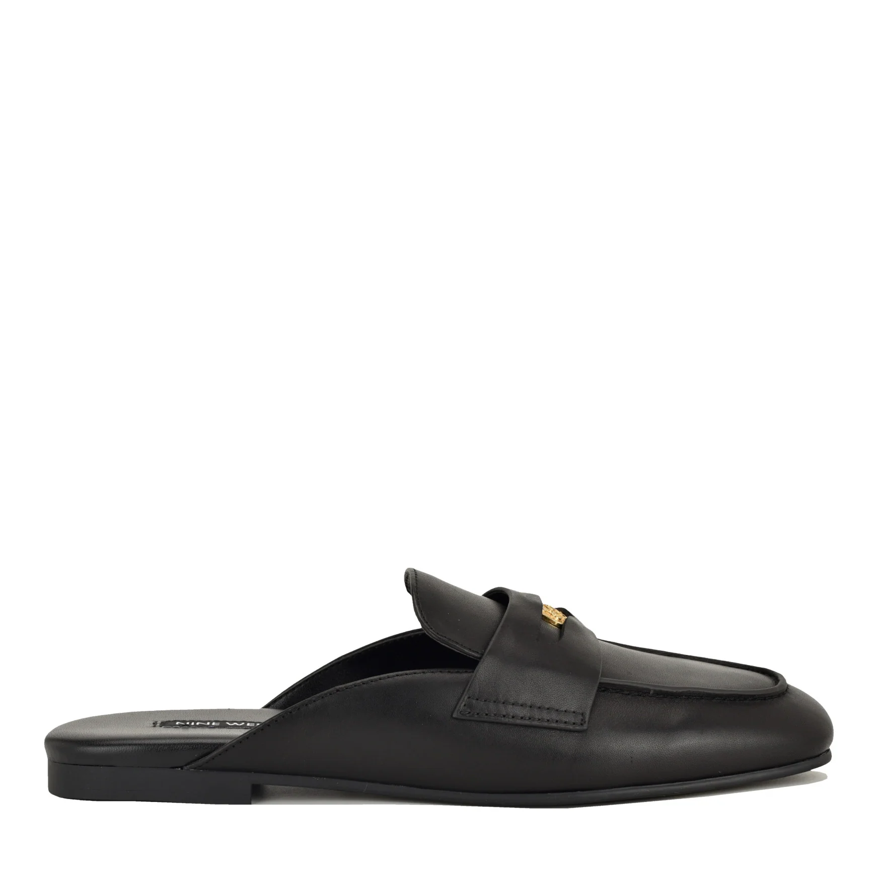 Evans Leather Loafer Mules