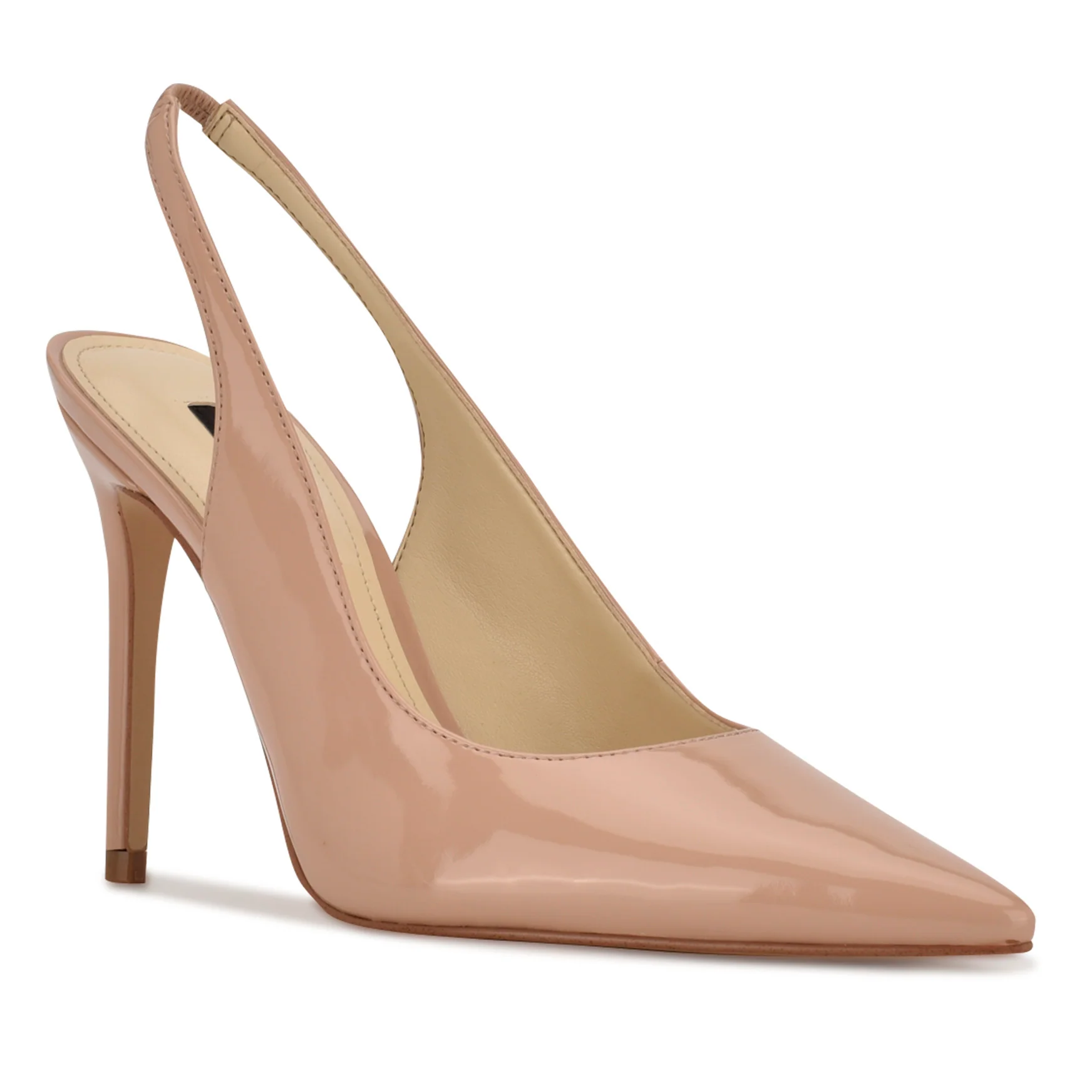 Feather Pointy Toe Slingback Pumps - Image 2