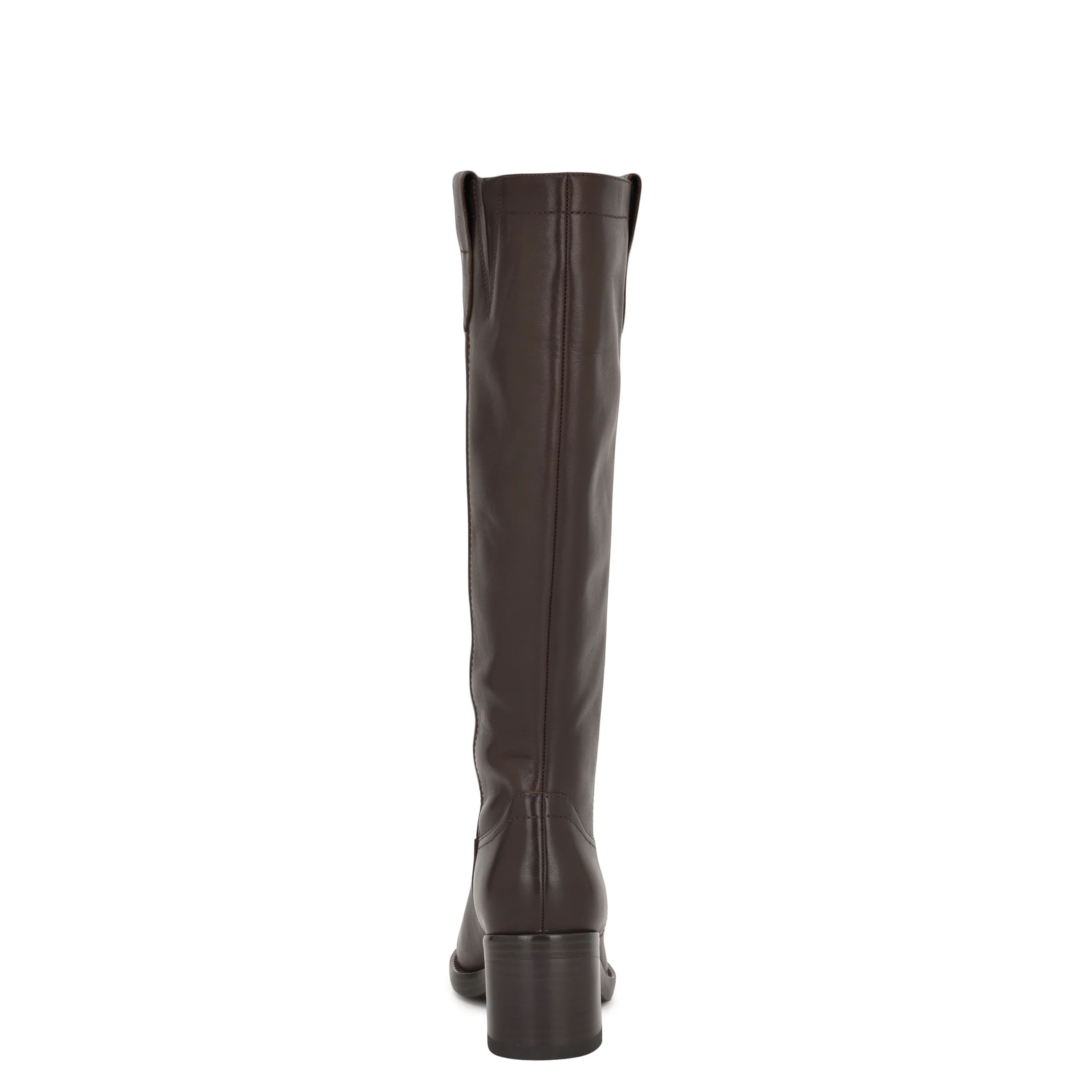 Hecee Block Heel Tailored Leather Boots - Image 4