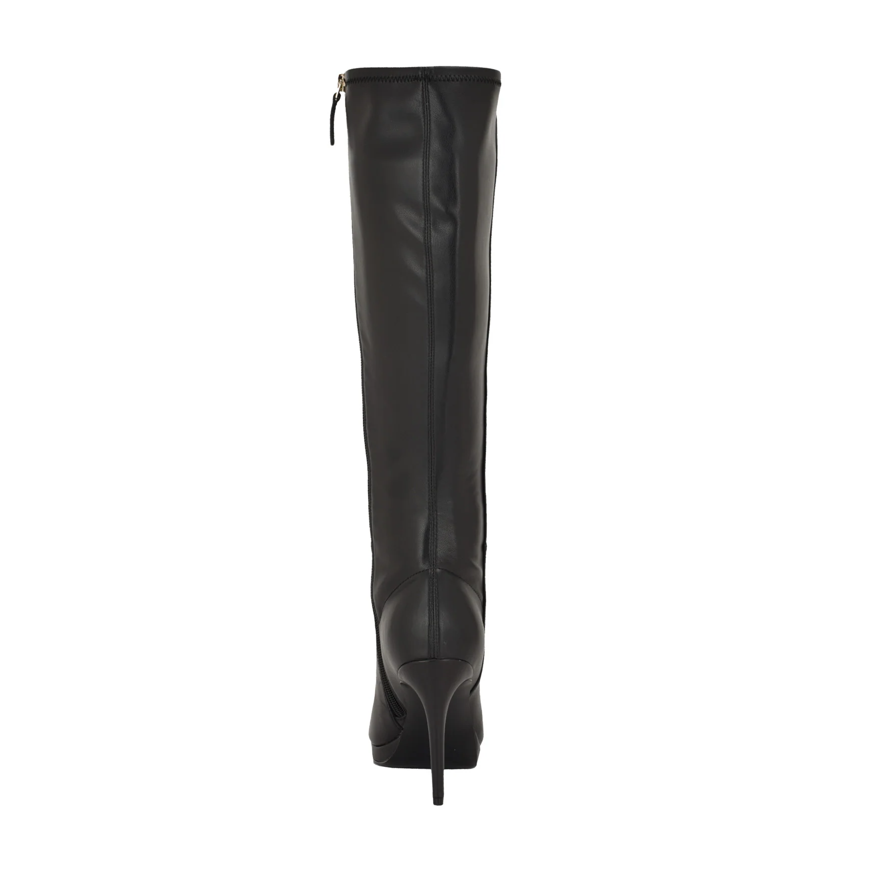 Quizme Wide Calf Platform Leather Boots - Image 4
