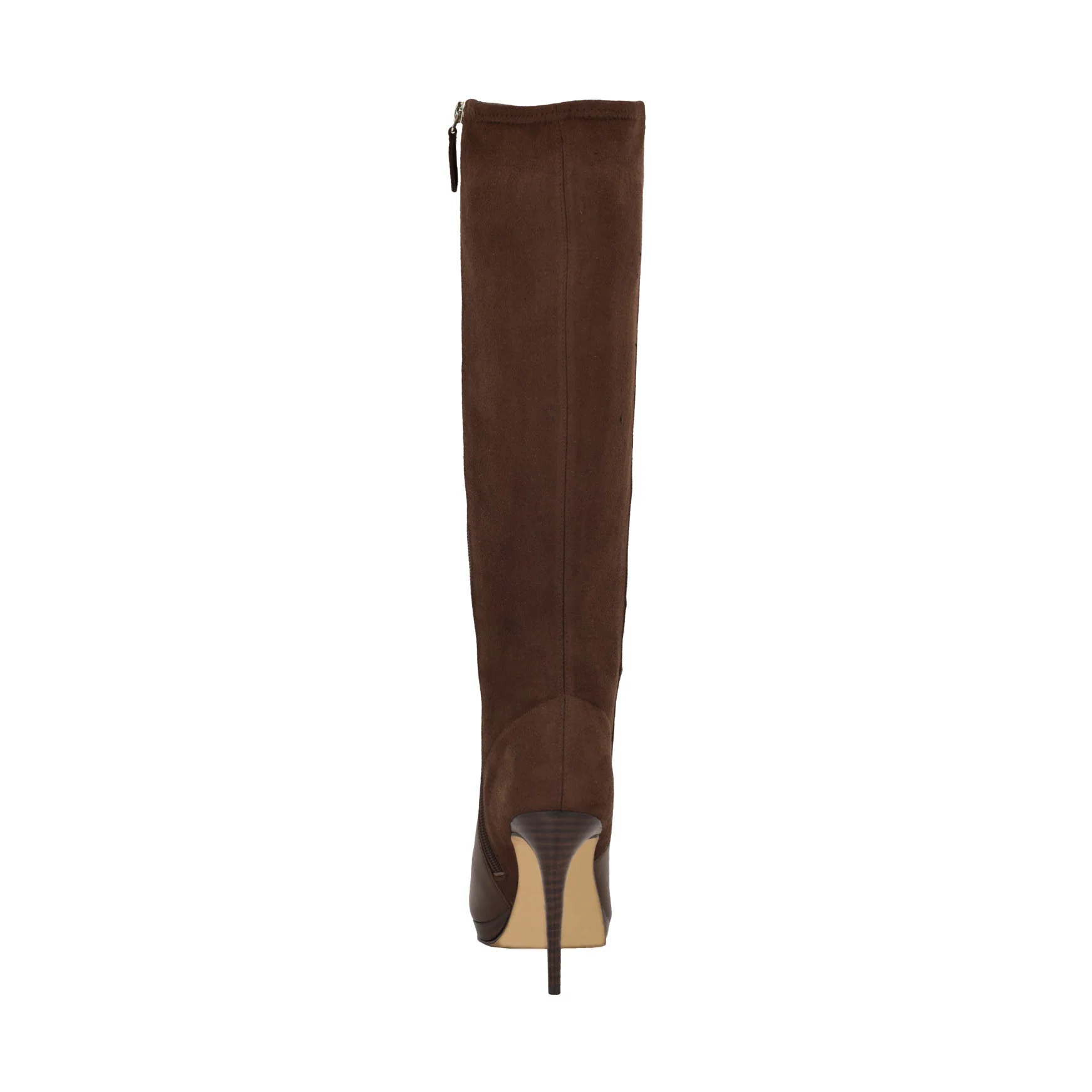 Quizme Wide Calf Platform Leather Boots - Image 4