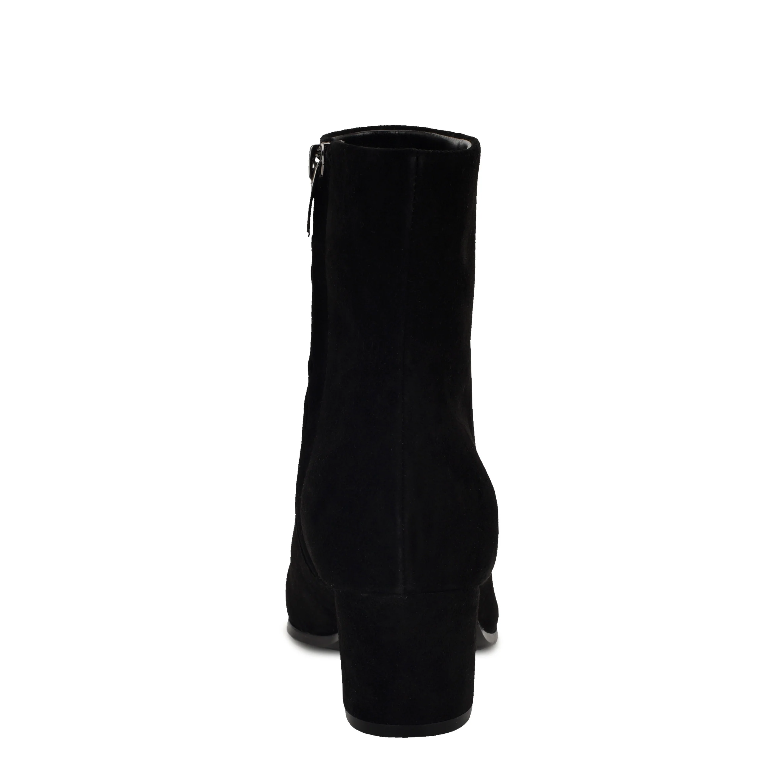 Savie Block Heel Ankle Leather Booties - Image 4