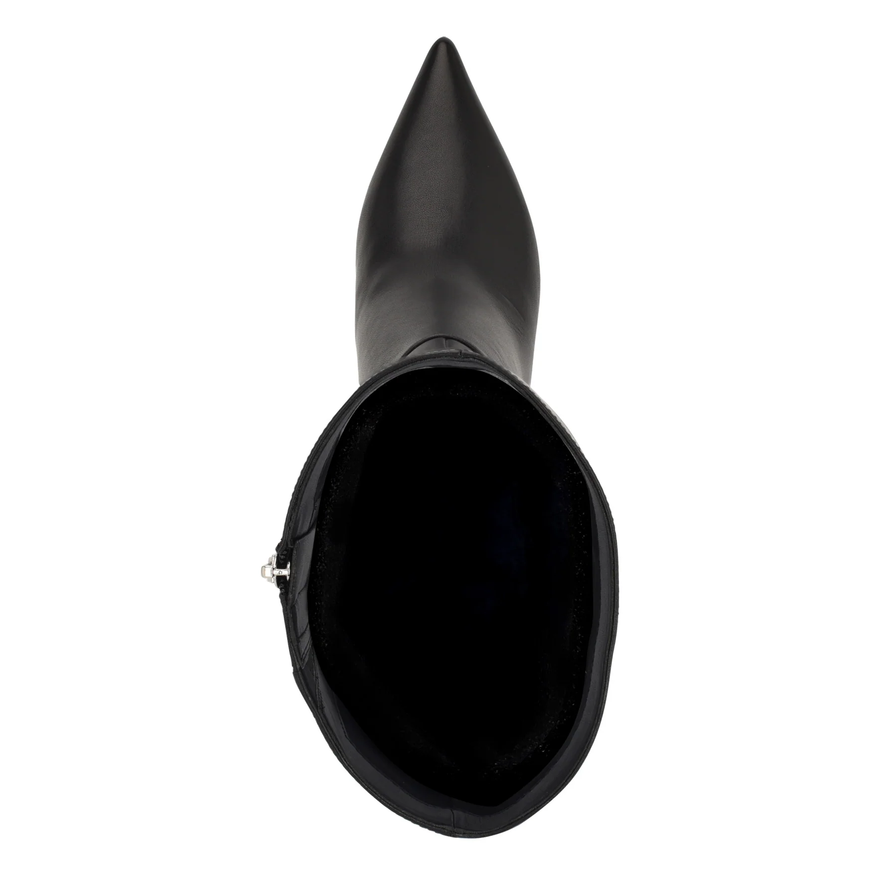 Somas Kitten Heel Knee High Leather Boots - Image 3